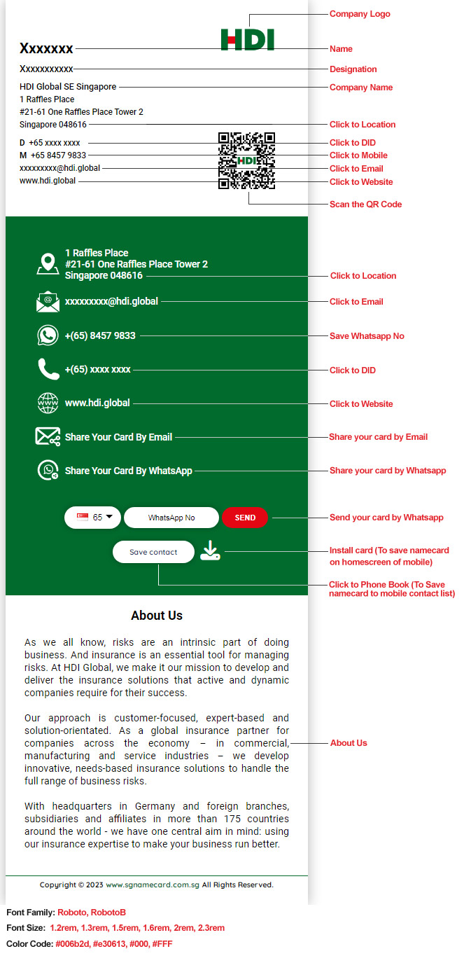  HDI Global SE Singapore Overview